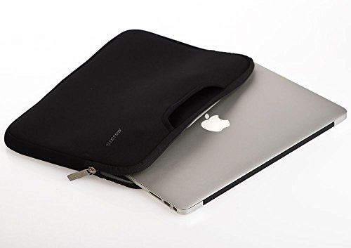 MOSISO Wasserdicht Neopren Hülle Sleeve Aktentasche für 12,9 Zoll iPad Pro, 13-13,3 Zoll MacBooks, Laptops Farbe: Farbe: Schwarz - 3