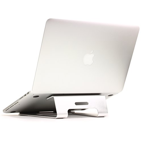 [WoW] Original UrCover Aluminium Notebookständer und Halter für Apple Macbook Pro/Retina, [DEUTSCHER FACHHANDEL] Samsung Laptop, Asus Laptop, Lifebook, Netbook, Notebook, Lenovo Ultrabook Silber - 2