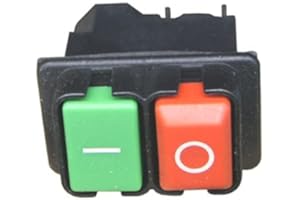 ATIKA Ersatzteil | Ein-/Aus Schalter 230V für Gartenhäcksler GHD 2800 / ALA 2800