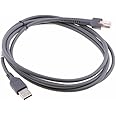 USB Cable for DS2208 1D 2D Zebra Symbol Barcode Scanne1.8Meter