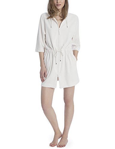 Preisvergleich Produktbild Calida Damen Bademantel After Shower, Elfenbein (Leisure White 900), X-Small