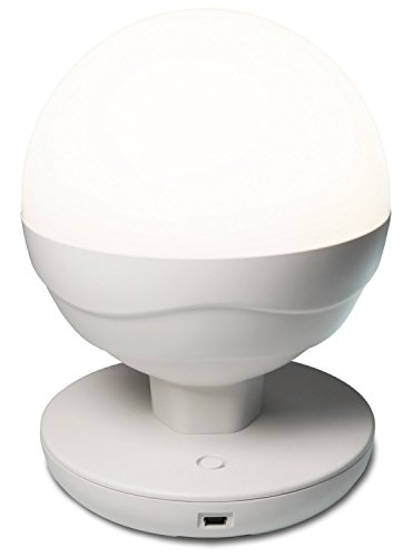 FeinTech LTL00200 Portable LED-Lampe mit Akku USB Lichtfarbe warmweiß bis kaltweiß dimmbar 200 lm weiß - 4
