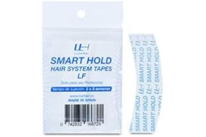 LH LUXHAIR Ruban adhésif pour perruques et prothèses Smart Hold - Ruban flexible et peu agressif - Grand pouvoir adhésif - Maintien résistant et extrafort jusqu'à 4 semaines - LF Semi Courbés - LuxHair