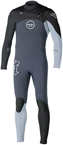 Xcel Infiniti Comp Chest Zip 3/2mm Wetsuit 2016 - Gunmetal/Nautical/Black, Graphite/Cotton/Black, Large