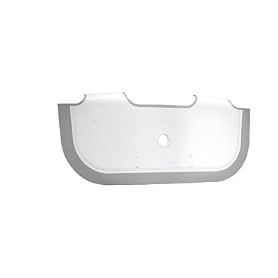 Freekidds BABYDAM Réducteur de Baignoire Blanc/Gris