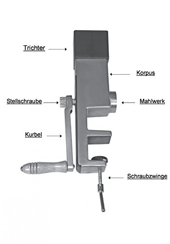Hochwertige Getreidemühle der Marke Back to Basics - 2