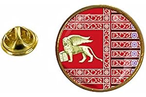 Akachafactory pins pin Badge pin's Drapeau Venice Venise Italie Rond cocarde