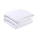 Produktbild Bedding Lightweight Tröster Twin, All Season Tröster 2-in-1-Twin-Bettdecke, hypoallergene antistatische Mikrofaser-Steppdecke, Duvet Insert Corner Tabs (Farbe : Weiß, größe : 220 * 240)