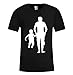 Produktbild Lovely DAD - Herren T-Shirt Rundhals Basic, Dasongff Casual Kurzarmshirt Vatertag Lustiges Shirts Tee Fun-T-Shirts Regular Fit