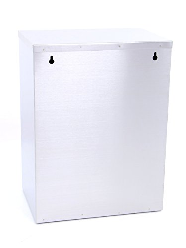 16 l Edelstahl-Abfalleimer, 2 x 8 Liter Mülltrennung, nebeneinander - 8