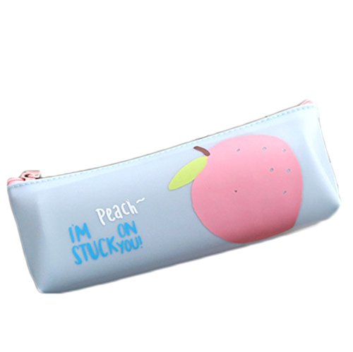 JUNGEN Estuche de L piz de moda patr n de fruta impreso bolsa de la pluma de silicona Caja de L piz bolsas de papeler a Bolsa de Cosm tico para ni as Duraznos reviews JUNGEN Estuche de L piz de moda patr n de fruta impreso bolsa de la pluma de silicona Caja de L piz bolsas de papeler a Bolsa de Cosm tico para ni as Duraznos