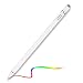 Produktbild Kingone Stylus Pen für iPad, Feine Spitze wiederaufladbarer digitaler Bleistift 2 in 1 hochempfindlicher aktiver Stift für Telefon/iPad Pro/Samsung Tablet Arbeit mit IOS und Android