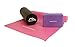 Produktbild MSPORTS Yoga-FASZIEN Set | Yogamatte Premium Pastellrosa 175 x 60 x 0,5 cm + Yoga Block in Flieder + Faszienrolle Schwarz 45 x 15 cm