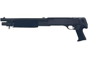 SAIGO DEFENSE Fucile a pompa a molla Airsoft M56B / Potenza: 0,5 joule/Materiale: plastica ad alta resistenza e metallo