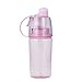 Produktbild Nebel-Wasser-Flasche, Sprühflasche, auslaufsichere Wasser-Flasche für Kinder, Zylinder-Form-Wasser-Flaschen-kühler Sommer-Sport der Flaschen-400ml im Freien Tragbare große Kapazitäts-Spray-Wasser-Flasche