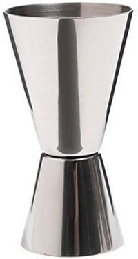 Glassgow Stainless Steel Dual Measure Spirit Measuring Cup Ounce Cup Bar Party Cocktail Drinks