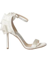 Jimmy Choo Mujer KERRY85SATIVORY Blanco Tela Sandalias