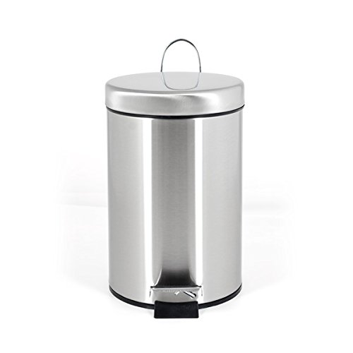 bremermann® Treteimer, mit Absenk-Automatik, Anti-Fingerabdruck, 3 L, matt, 6809 - 5