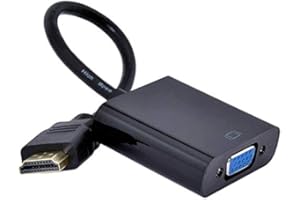 Multibao HDMI to VGA Converter Adapter (Male to Female) for Computer, Desktop, Laptop, PC, Monitor, Projector, HDTV, Xbox and More