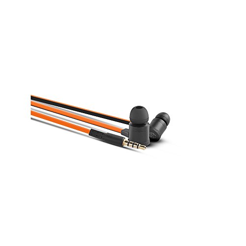 KROM Kieg - NXKROMKIEG - Auricular Gaming In-ear, Color Negro/Naranja
