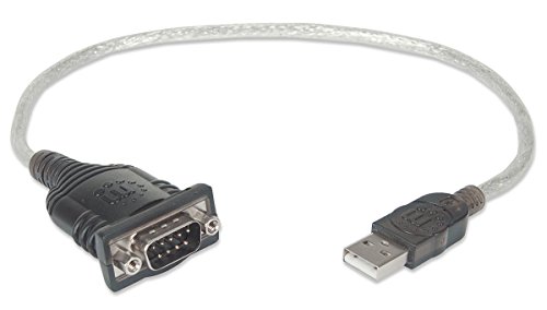 Manhattan USB – RS232 (Seriell) Konverter Konverter USB-Seriell USB – A / Stecker – DB9 / Stecker 0.45 m - 3