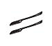 Brow Shaper Hair Removal Dermaplaning Razor Set of 2 in Black with Velvet Gift Bag Pain Free, Safe and Portable. Great for Eyebrows, Peach Fuzz and all Types of Facial Hair