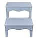 Produktbild Massivholz Double Foot Hocker - Ladder Schuhbank Multifunktions Haushalt Kinderleiter Hocker Baby Wash Pad Fußbank
