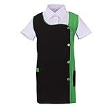 ropa de trabajo camarera  MISEMIYA Casaca Delantal Impermeable Bata de Laboratorio, Verde Manzana 18, ((Tamaño del Fabricante:S) para Mujer