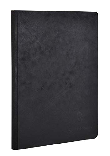 Clairefontaine 795421C - Cuaderno DIN A5 14,8x21 cm, negro
