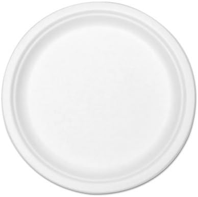 Stalk Market® - Compostable Tableware, 7" Plate, White, 420/Carton - Sold As 1 Carton - 100% tree- and plastic-free.