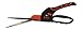 Garten Primus Rasenkantenschere, schwarz / orange, 30,6 x 7,3 x 2,5 cm, 02410