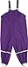 Playshoes Rain Dungarees Waterproofs Easy Fit Girl's Trousers Purple 12-18 months