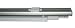 Produktbild Set aus 3 läufiger Gardinenschiene in alu - silber mit Deckenclips, Kunststoff Paneelwagen und Schleuderstab, 200 cm