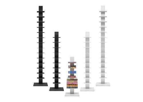 Bookcase Sapiens H.202cm (14 shelves) Black/Anthracite