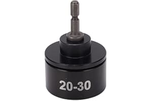 ODORKLE Tête Électrique Capsuleuse pour Bouteilles 20-30mm Bouchons Rotative Facile Serr Desserr