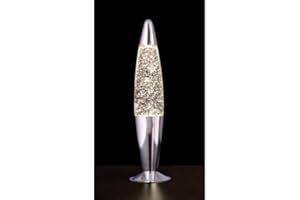 RA-HOMESTORE® Stunning Glitter Lava Lamp - Silver