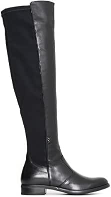 Nero Giardini Donna Stivali sopra Il Ginocchio Pelle Colore Nero  A719437D100 : Amazon.it: Scarpe e borse