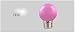 Produktbild Lanlan E27 3 W Energiesparlampe 1 Home Beleuchtung Bunte LED Leuchtmittel, rosa