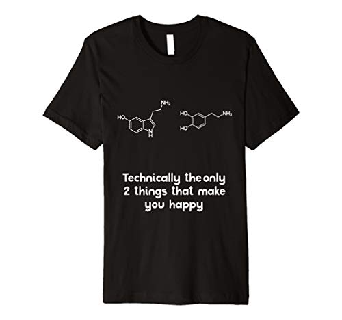 Novelty Psychology Gifts & ShirtsFunny Psychology Shirt Serotonin Dopamine Student Gift Tee T-ShirtOEKO-TEX STANDARD 100