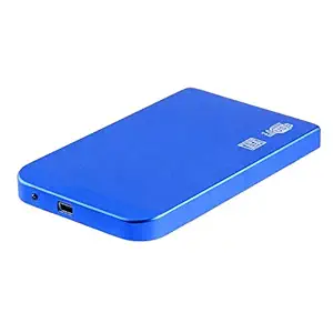 Homgee 2.5in USB3.0 SATA SSD D Hard Drive Box 5G s 3TB USB3.0 SATA Portable Hard Drive Box (Blue)