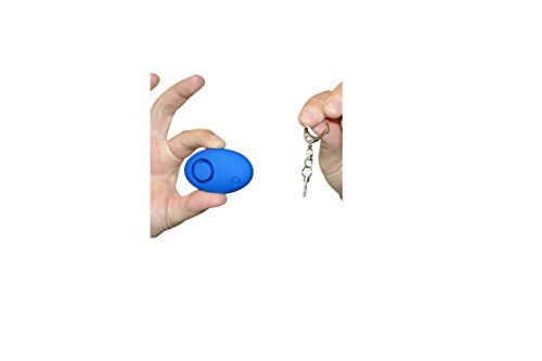 ocona© Mini Taschenalarm Panikalarm Notfallalarm zur Selbstverteidigung mit integrierter LED-Lampe, Alternative zum Pfefferspray, tragbar, blau - 5