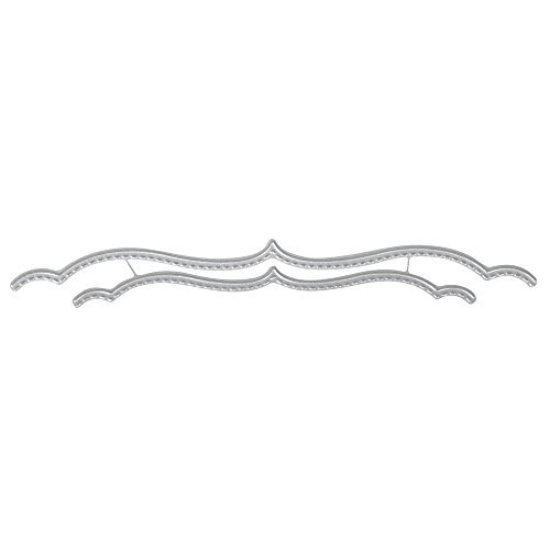 RAYHER 59240000 Stanzschablonen Set, Decorated Borders, SB-Btl, 2 Stück, 0,5-14 cm