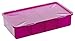 Produktbild Rotho 1109903257 Aufbewahrungs-Box mit Einteilungen und Deckel aus Kunststoff (PP), mit Scharnierdeckel, übersichtliche Aufbewahrunng von Kleinteilen leichtgemacht, ca. 33.9 x 19.6 x 7.6 cm (LxBxH), pink