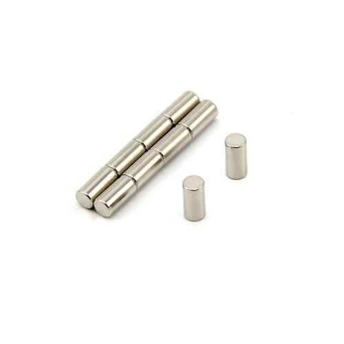 Magnet Expert Ltd Lot de 10 aimants en néodyme N42 pour le modélisme et l'artisanat Force 0,7 kg 4 x 8 mm