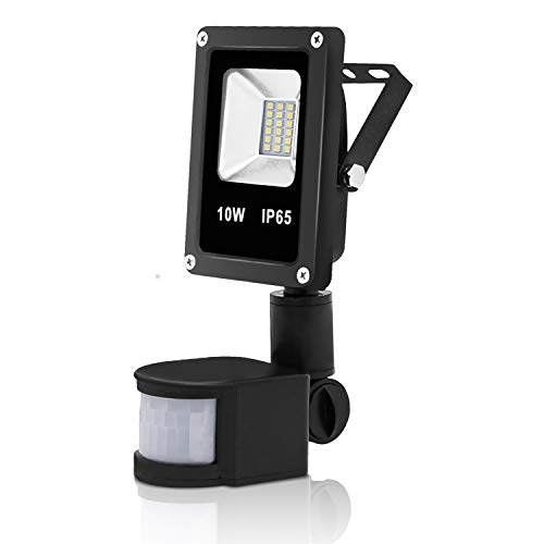 Vingo - Faro a LED IP65 per esterni, da parete, per giardino, garage, Sportplatz, 10w Warmweiß 10.00W