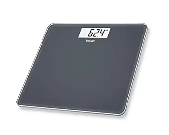 Beurer 756.29 GS213 Glass Bathroom Scales (Black)