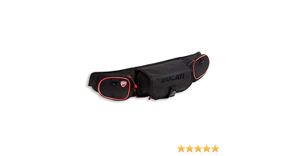 Ducati Redline P1 Marsupio Con Interno Due Spazi Fanny Pack Nero :  Amazon.it: Valigeria