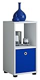 Beliebig erweiterbar VCM Regal Aufbewahrung Bücherregal Standregal Archivierung Würfel Hocker Weiß 64 x 31 x 30 cm \