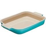 Le Creuset 91004732490000 - Fuente de horno rectangular (32 cm), color azul