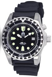 Taucher Uhr m. Automatik Werk Saphir Glas PU Band Helium Ventil T0257 Taucher Uhr m. Automatik Werk Saphir Glas PU Band Helium Ventil T0257